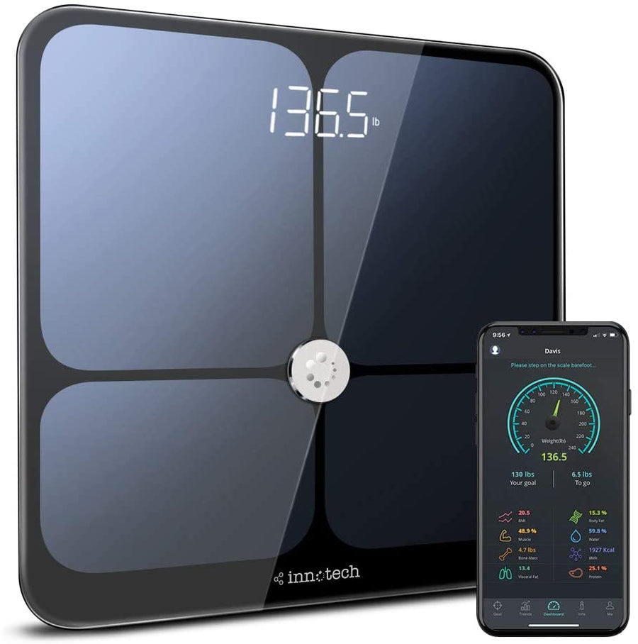 FITINDEX Smart Scale for Body Weight, Digital Bathroom Scale BMI Body Fat  Scale Bluetooth Weighting Health Monitor, Accurate Body Composition