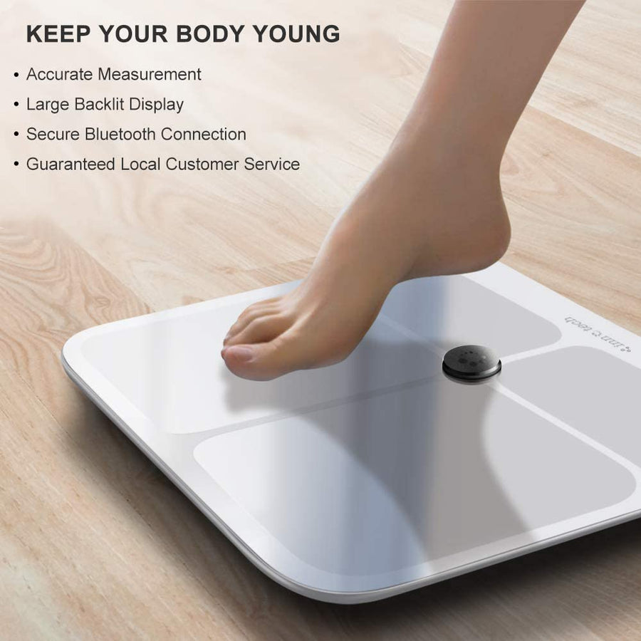 Bluetooth scales floor Body Weight Bathroom Scale Smart Backlit Display Scale  Body Weight Body Fat Water Muscle Mass